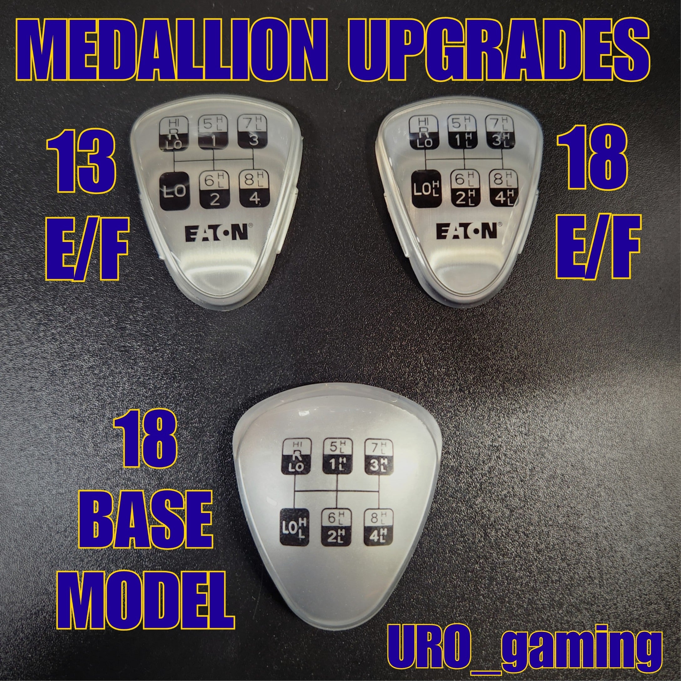 Shift Pattern Medallion UPGRADE 18 13 Speed UROcrafts Sim Gear Gifts More Shift Pattern Medallion UPGRADE 18 13 Speed UROcrafts Sim Gear Gifts More