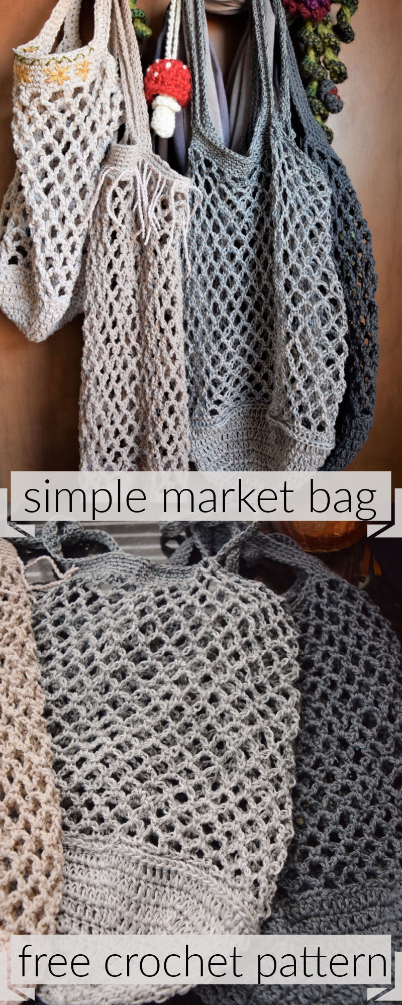 Simple Market Bag Morale Fiber Simple Market Bag Morale Fiber