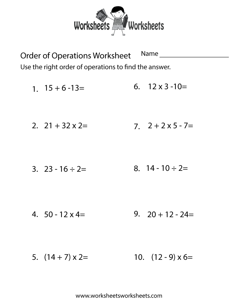 order of operations worksheets with answers pdf order of operations worksheets with answers pdf