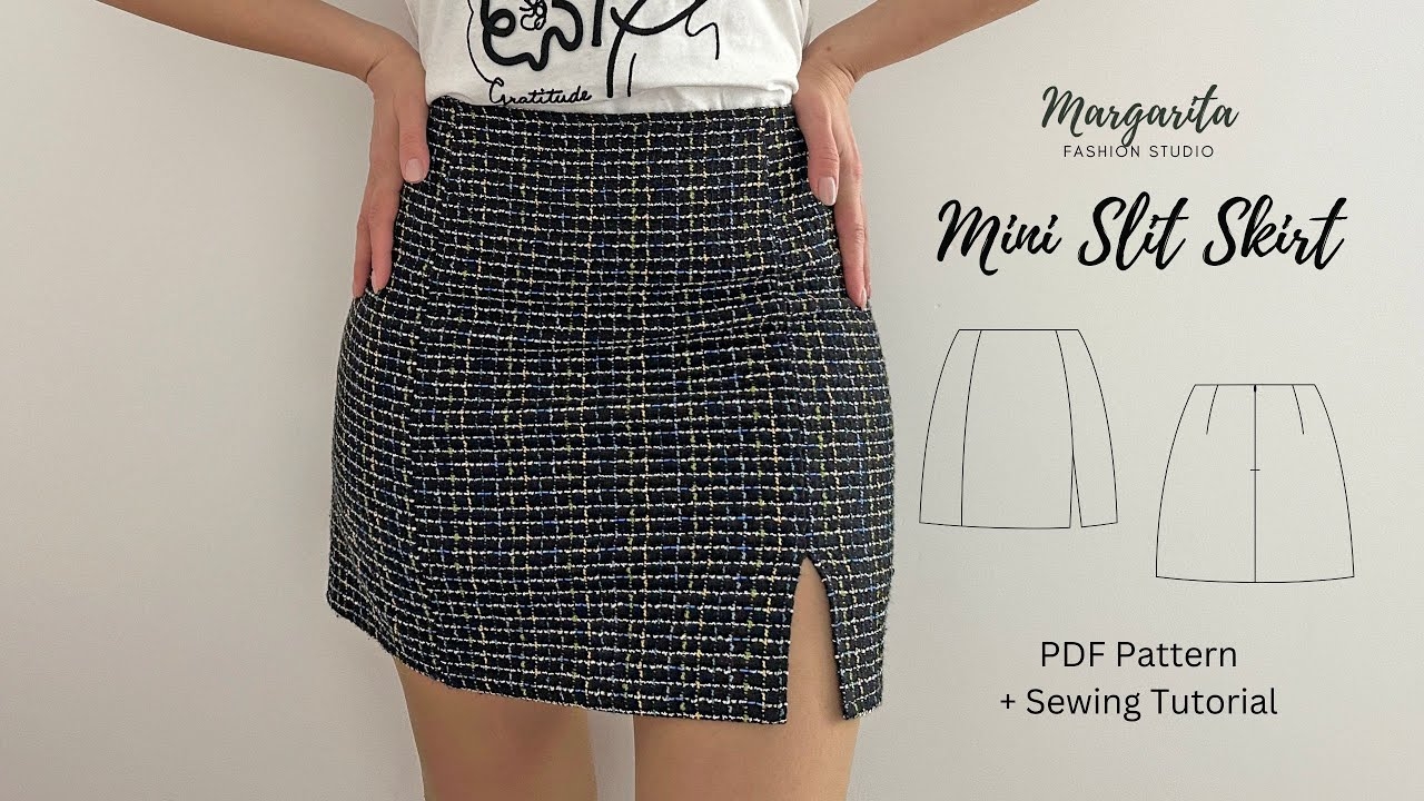 Skirt Sewing Tutorial How To Sew Mini Slit Skirt Sewing Tutorial PDF Sewing Pattern YouTube Skirt Sewing Tutorial How To Sew Mini Slit Skirt Sewing Tutorial PDF Sewing Pattern YouTube