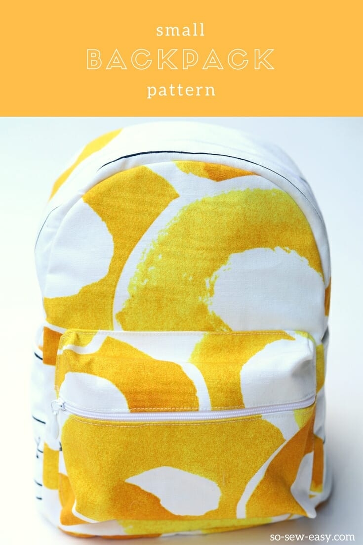 backpack patterns to sew free
