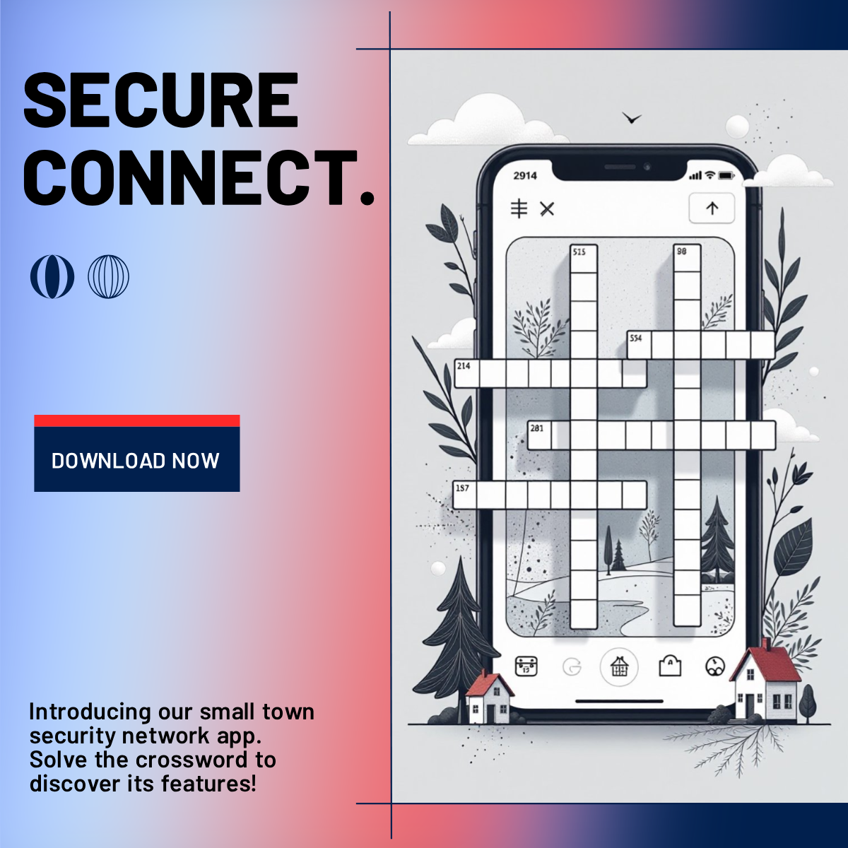 Small Town Security Network Crossword App LinkedIn Post Template AI Designs By MolyPix AI Small Town Security Network Crossword App LinkedIn Post Template AI Designs By MolyPix AI