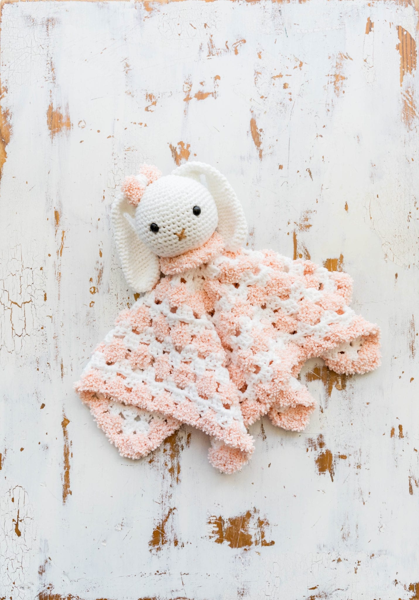 Snuggly Crochet Bunny Baby Lovey Sewrella Snuggly Crochet Bunny Baby Lovey Sewrella