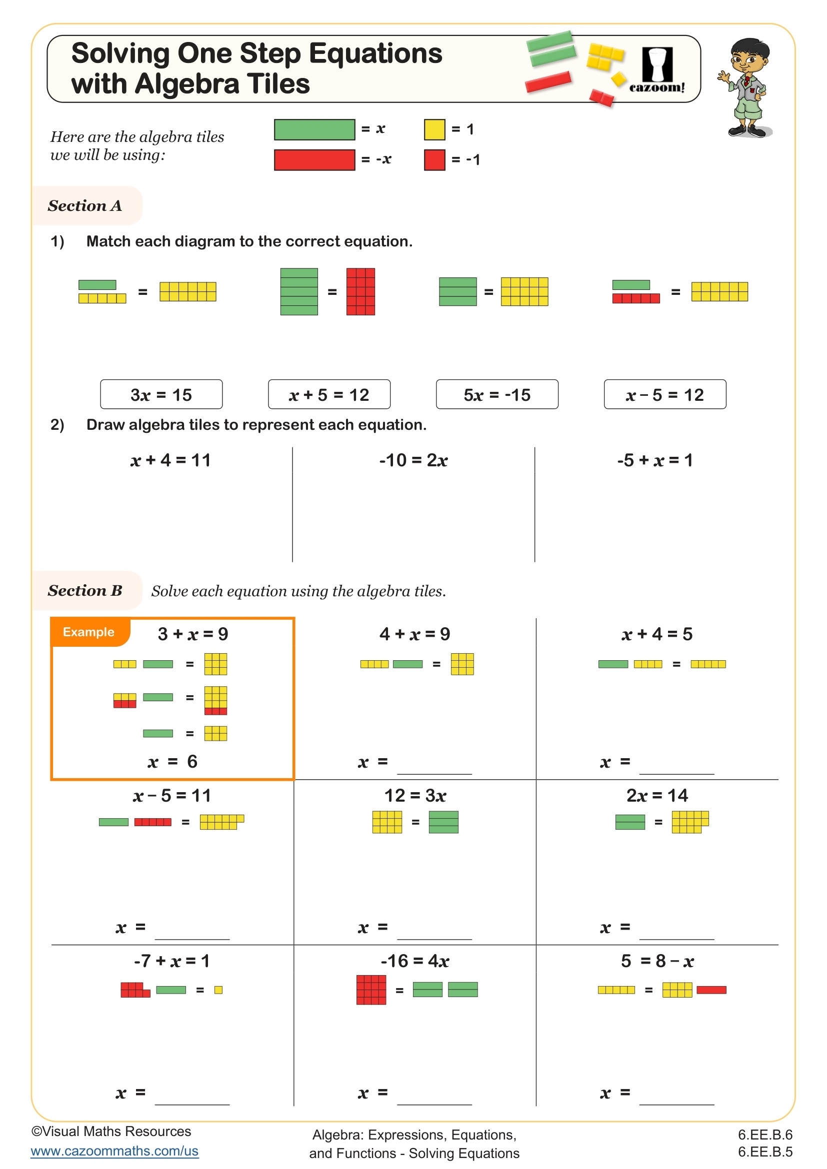 one step equation worksheet one step equation worksheet
