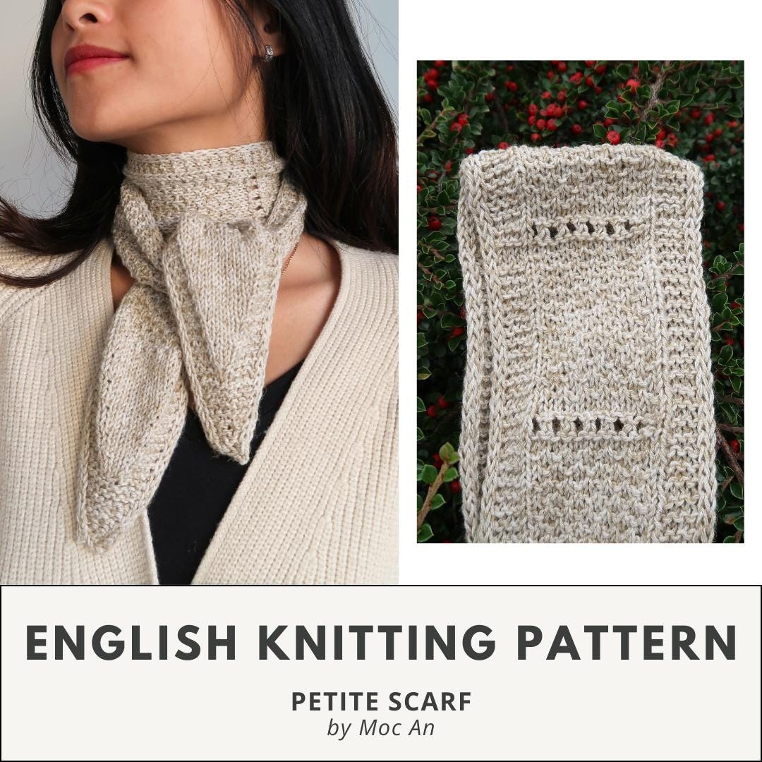 SOPHIE SCARF Easy Knitting Pattern Small Scarf Pattern Headband English PDF Download Etsy SOPHIE SCARF Easy Knitting Pattern Small Scarf Pattern Headband English PDF Download Etsy