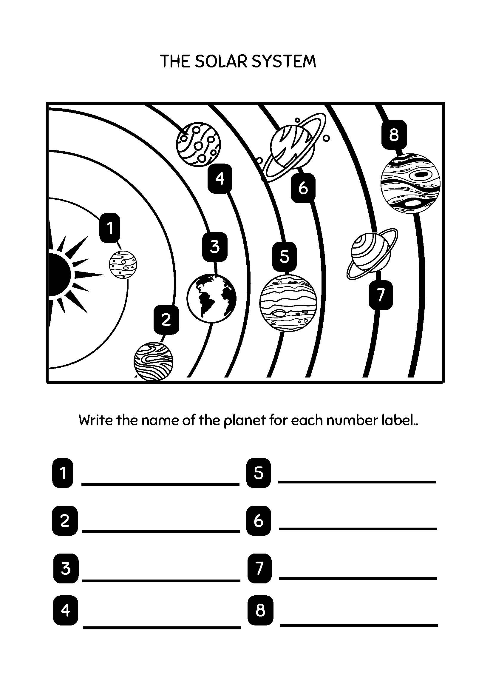 Space Science Worksheets For Kids 3rd 4th Grade With Answer Key Made By Teachers Space Science Worksheets For Kids 3rd 4th Grade With Answer Key Made By Teachers