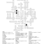 Spanish Crossword Puzzle WordMint