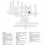 Speciality Cocktails Crossword WordMint