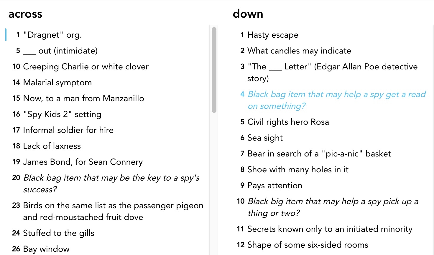SPYSCAPE Word Games Your Ultimate Crossword Tip Sheet SPYSCAPE Word Games Your Ultimate Crossword Tip Sheet