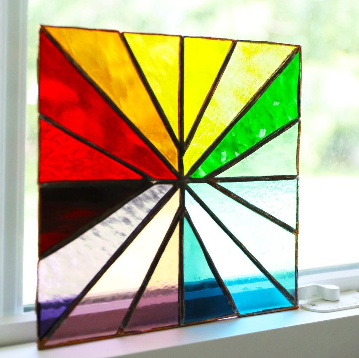 Stained Glass Free Rainbow Pinwheel Pattern The Handmade Home Stained Glass Free Rainbow Pinwheel Pattern The Handmade Home
