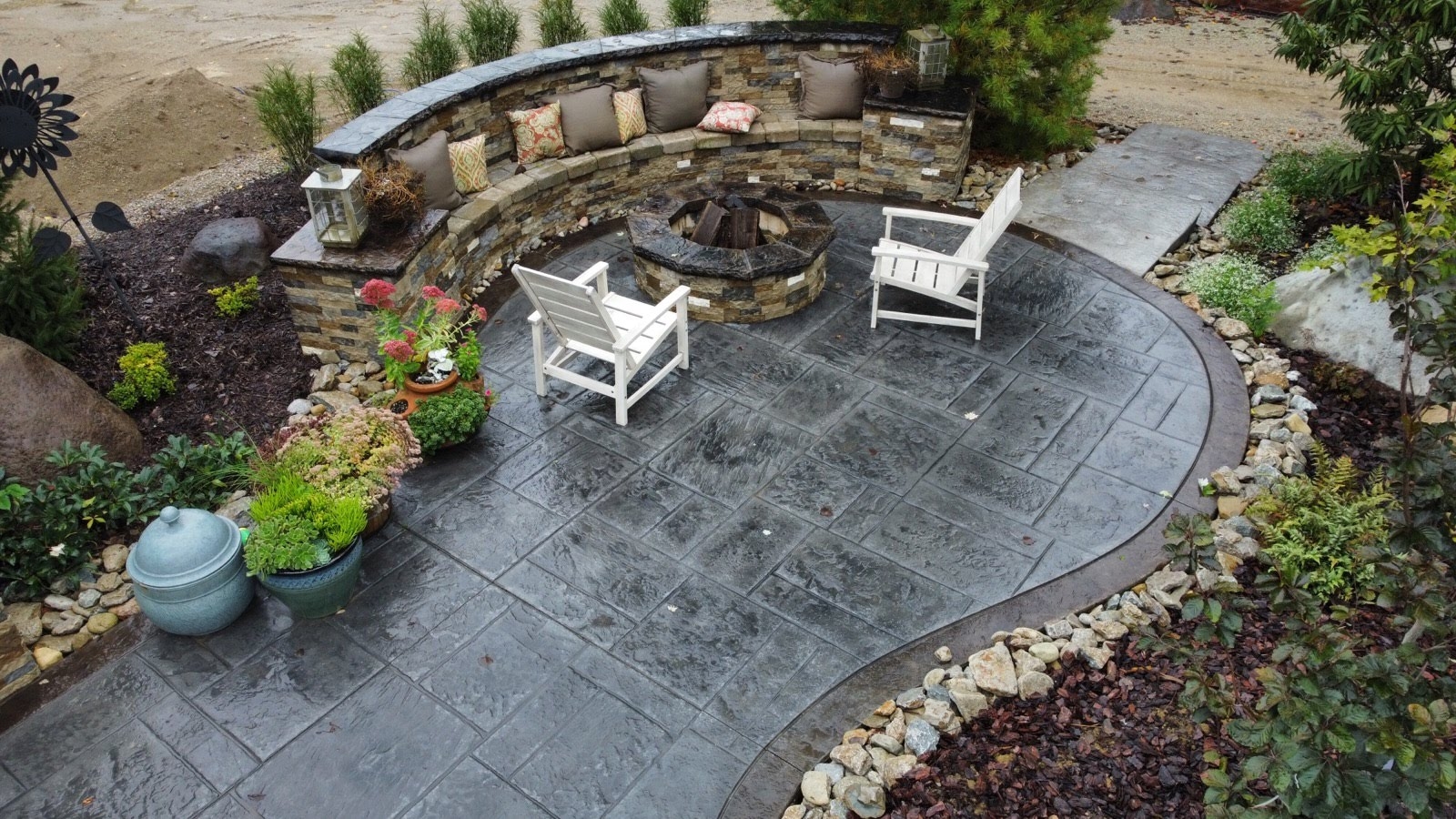 Stamped Concrete Patio Ideas Walkers Concrete LLC Stamped Concrete Patio Ideas Walkers Concrete LLC