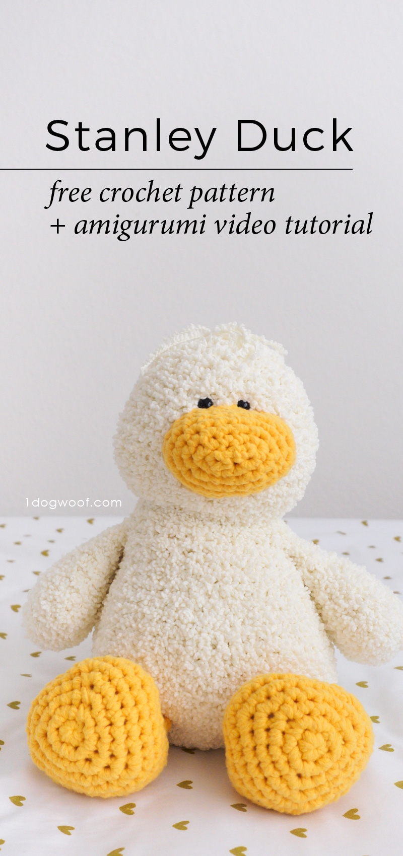 Stanley Duck Amigurumi Crochet Pattern One Dog Woof Stanley Duck Amigurumi Crochet Pattern One Dog Woof