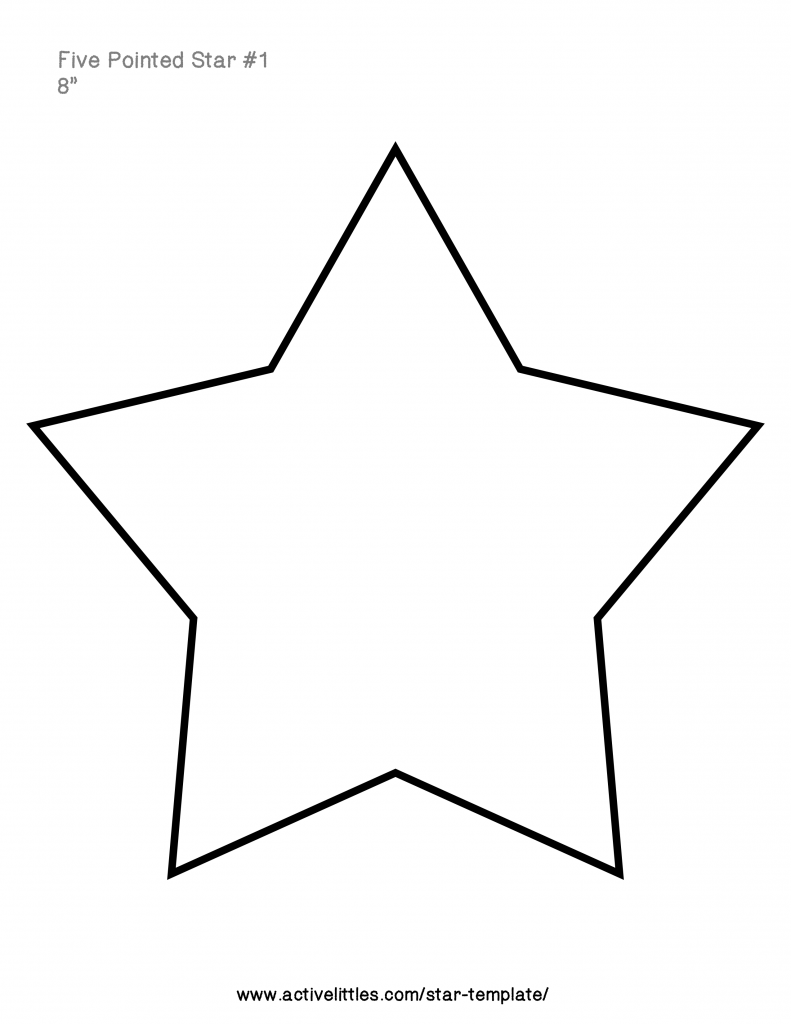 Star Template Active Littles Star Template Active Littles