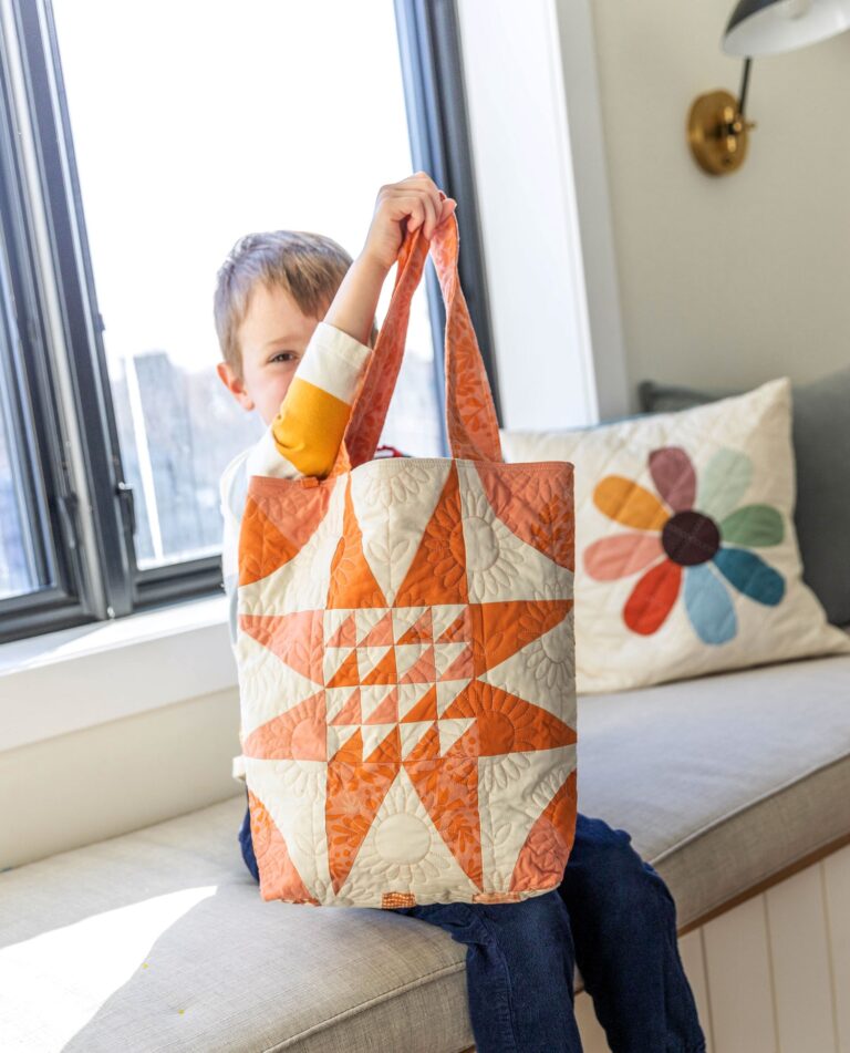 Star Tote Bag Tutorial With The Planetarium Quilt Pattern Suzy Quilts