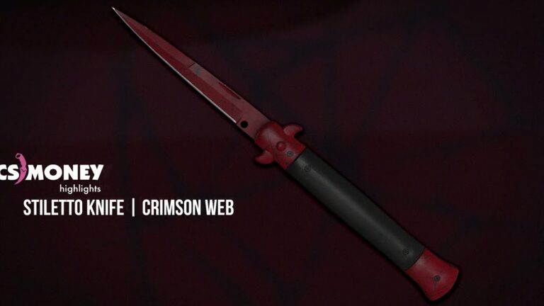  Stiletto Knife Crimson Web Skin On CS GO CS2 Wiki By CS MONEY