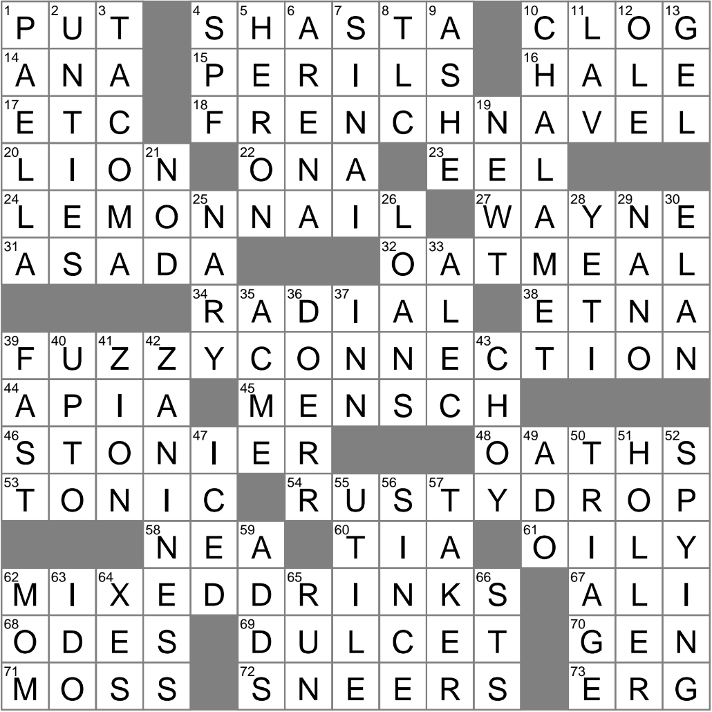 Summer Coffee Choice Crossword Clue Archives LAXCrossword