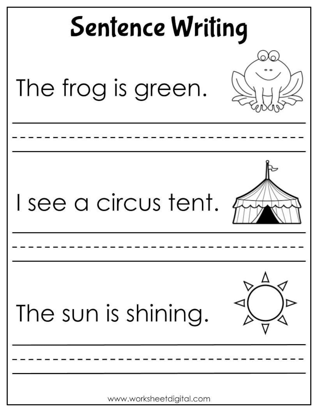 writing worksheets for kindergarten writing worksheets for kindergarten