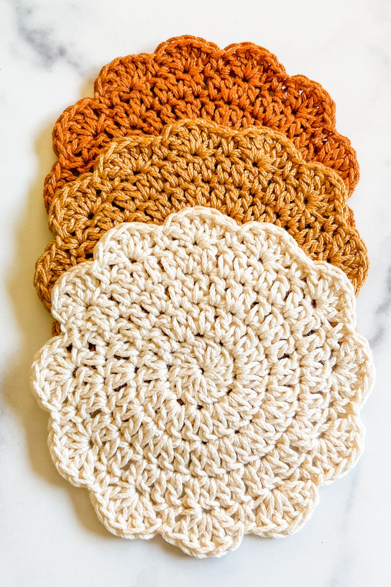 Sunrise Coaster A Free Crochet Beverage Mat Pattern TL Yarn Crafts Sunrise Coaster A Free Crochet Beverage Mat Pattern TL Yarn Crafts