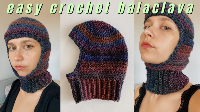 Super Easy Beginner Friendly Crochet Balaclava Tutorial YouTube