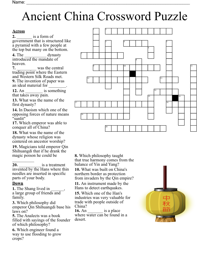 books of tang poet crossword