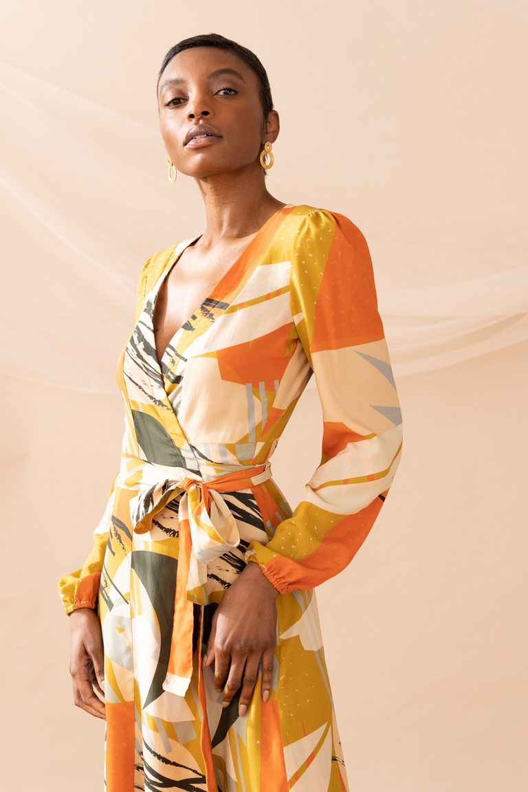 Taylor Long Sleeve Wrap Dress PDF Sewing Pattern Instant Download Taylor Long Sleeve Wrap Dress PDF Sewing Pattern Instant Download