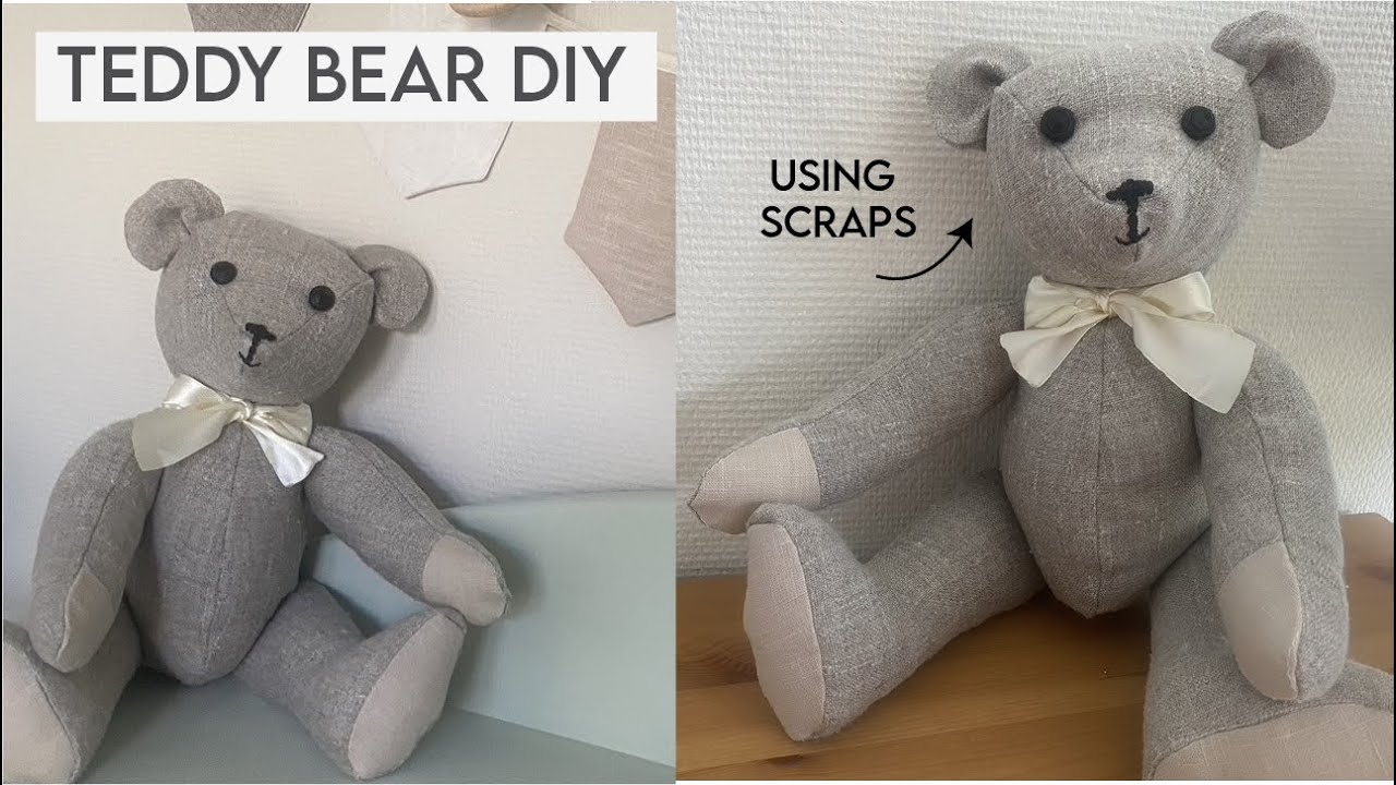Teddy Bear DIY Step by Step Tutorial Handmade Plush Teddy Bear Sewing YouTube Teddy Bear DIY Step by Step Tutorial Handmade Plush Teddy Bear Sewing YouTube