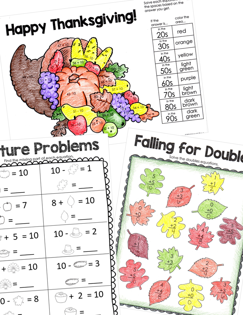 thanksgiving math worksheets 2nd grade thanksgiving math worksheets 2nd grade