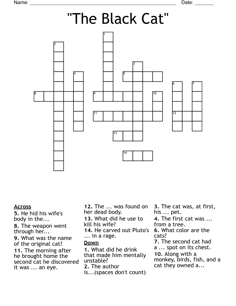 black crossword puzzle clue black crossword puzzle clue