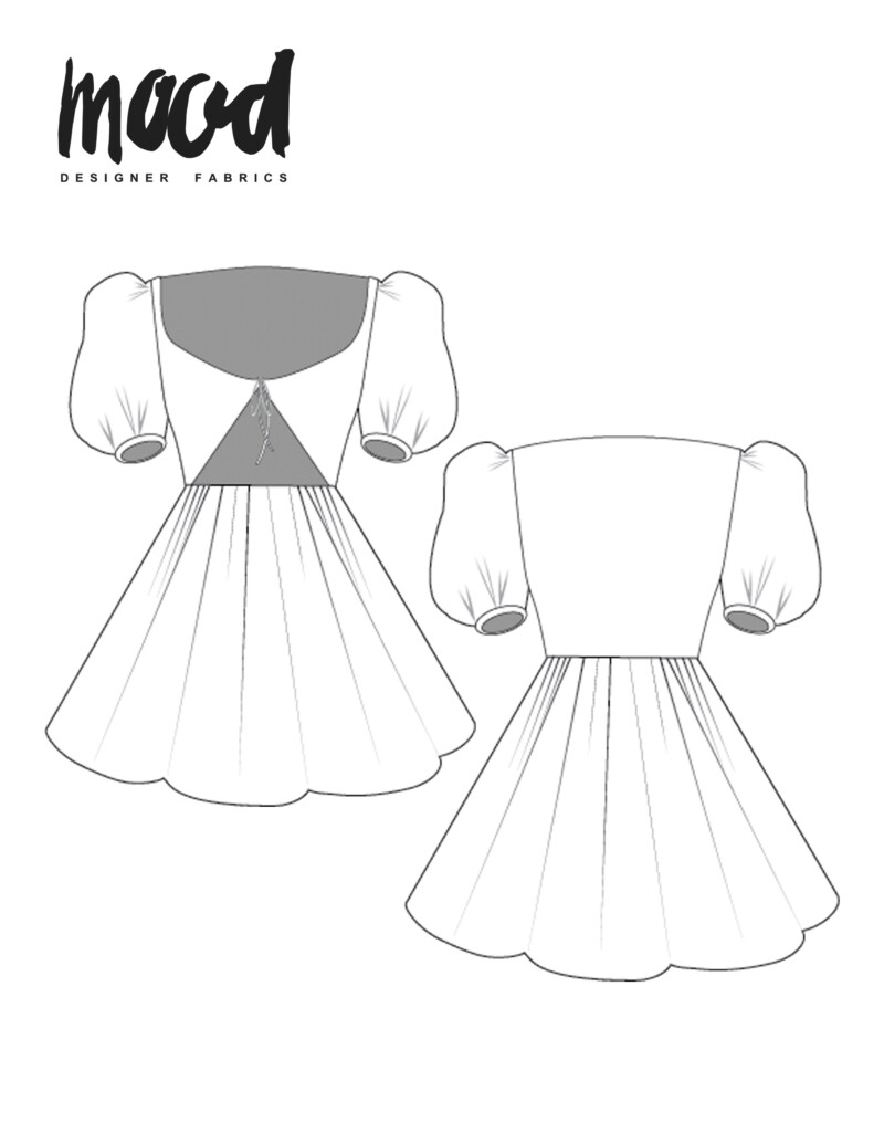 The Bluebell Dress Free Sewing Pattern Mood Sewciety The Bluebell Dress Free Sewing Pattern Mood Sewciety