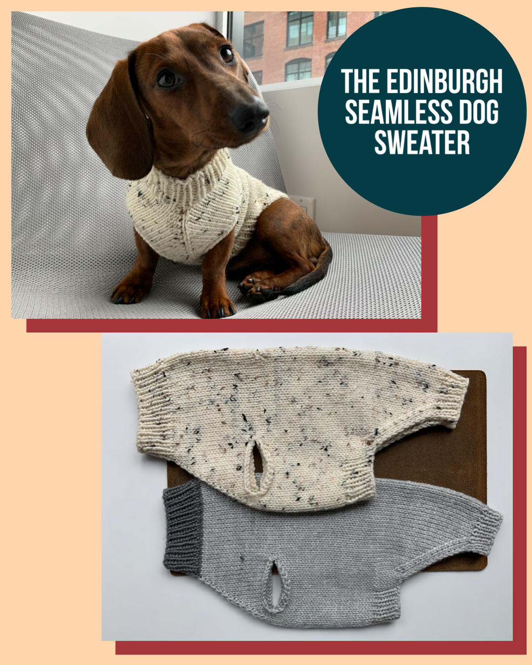 The Edinburgh Seamless Dog Sweater Free Knitting Pattern The Edinburgh Seamless Dog Sweater Free Knitting Pattern
