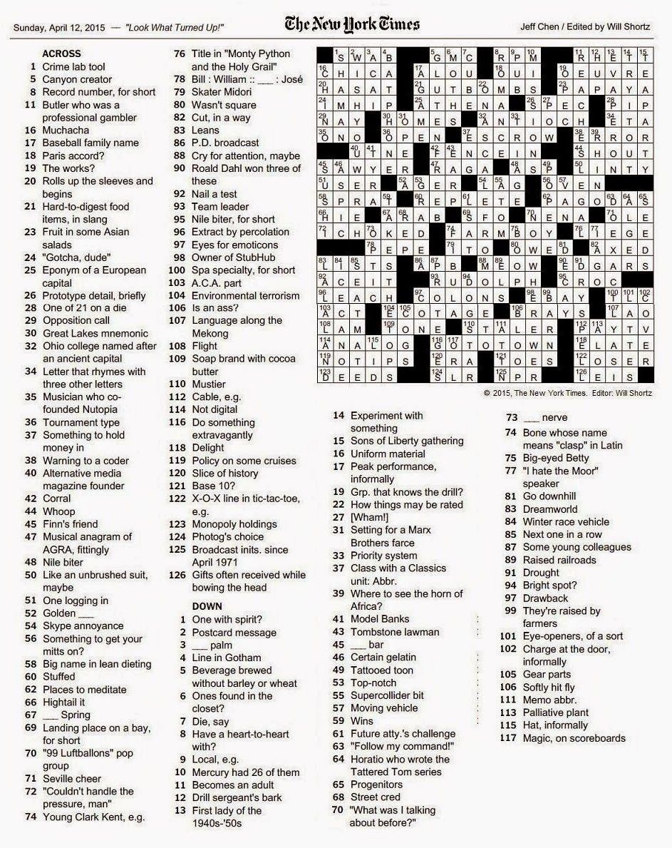The New York Times Crossword In Gothic Worksheets Library The New York Times Crossword In Gothic Worksheets Library
