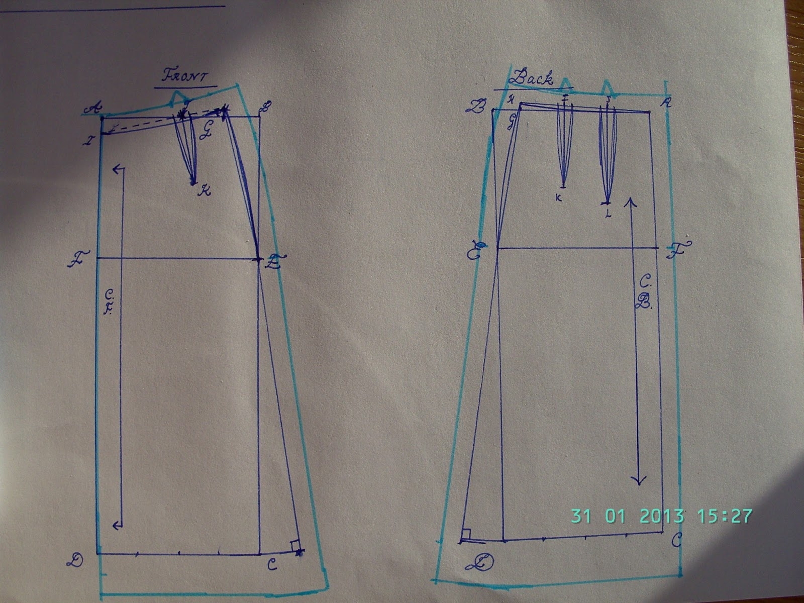 The Sewing Corner How To Draft A Custom fit A line Skirt Pattern The Sewing Corner How To Draft A Custom fit A line Skirt Pattern