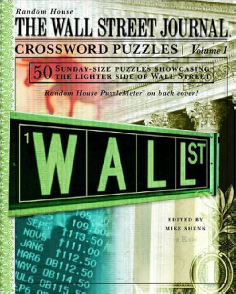 The Wall Street Journal Crossword Puzzles Shenk Mike 9780812932058 Amazon Books