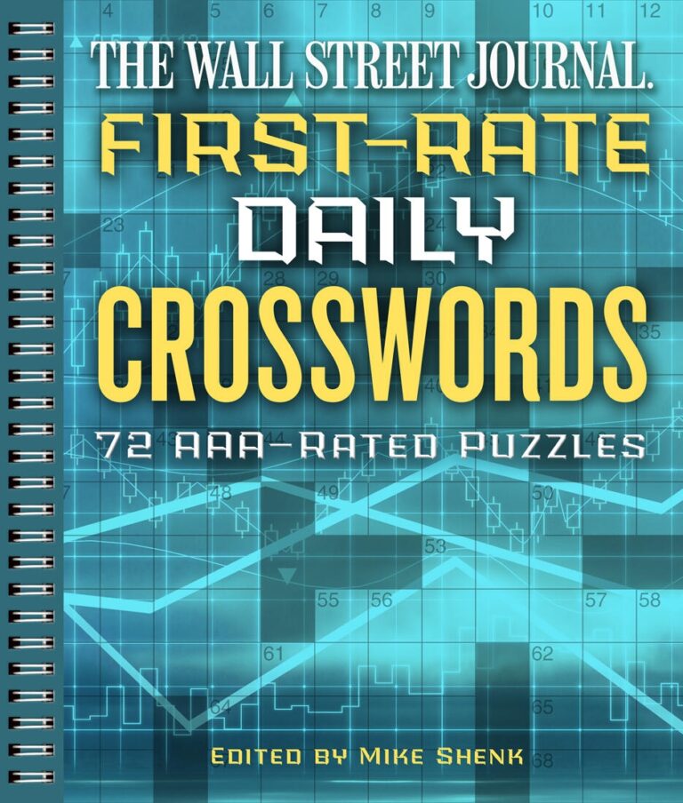 The Wall Street Journal First Rate Daily Crosswords By Mike Shenk Hachette Book Group