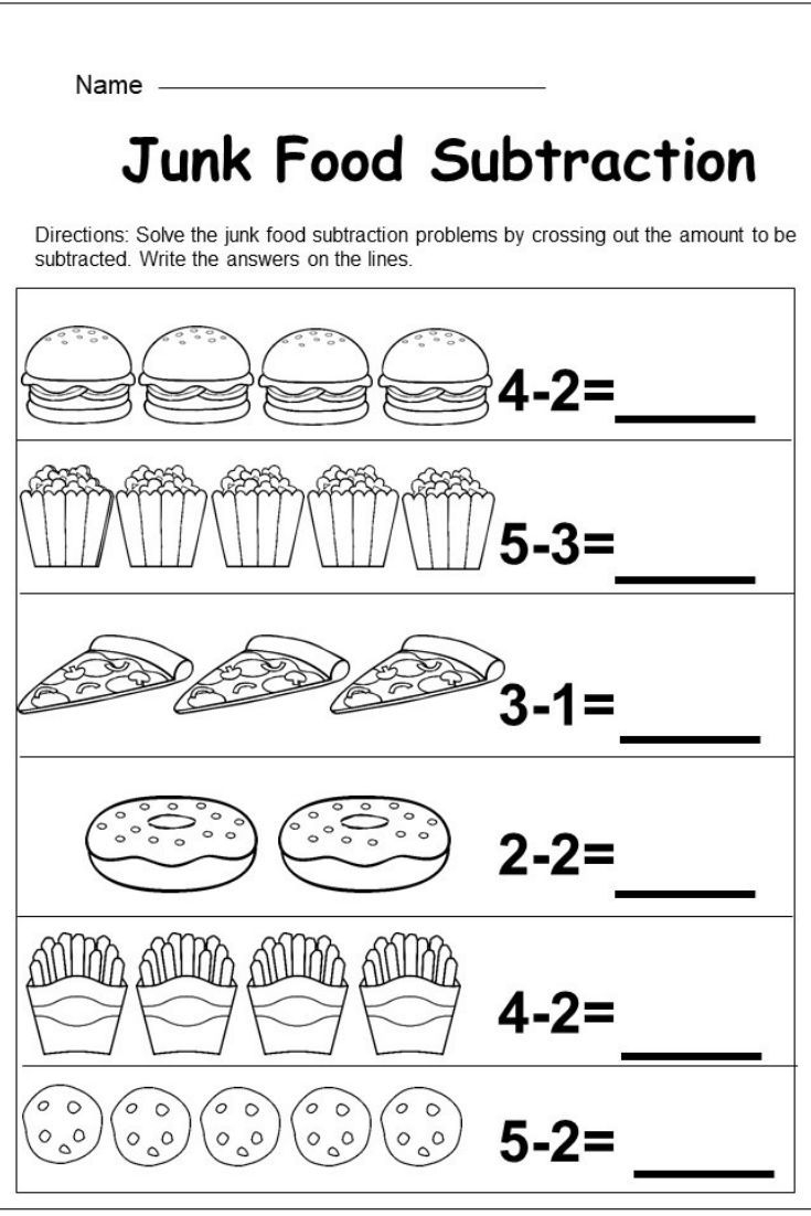 This Is A Free 0 5 Subtraction Worksheet This Free Printable Is Available For Instant Download And The Food Pictures Are Very Engaging freesubtractionworksheet This Is A Free 0 5 Subtraction Worksheet This Free Printable Is Available For Instant Download And The Food Pictures Are Very Engaging freesubtractionworksheet