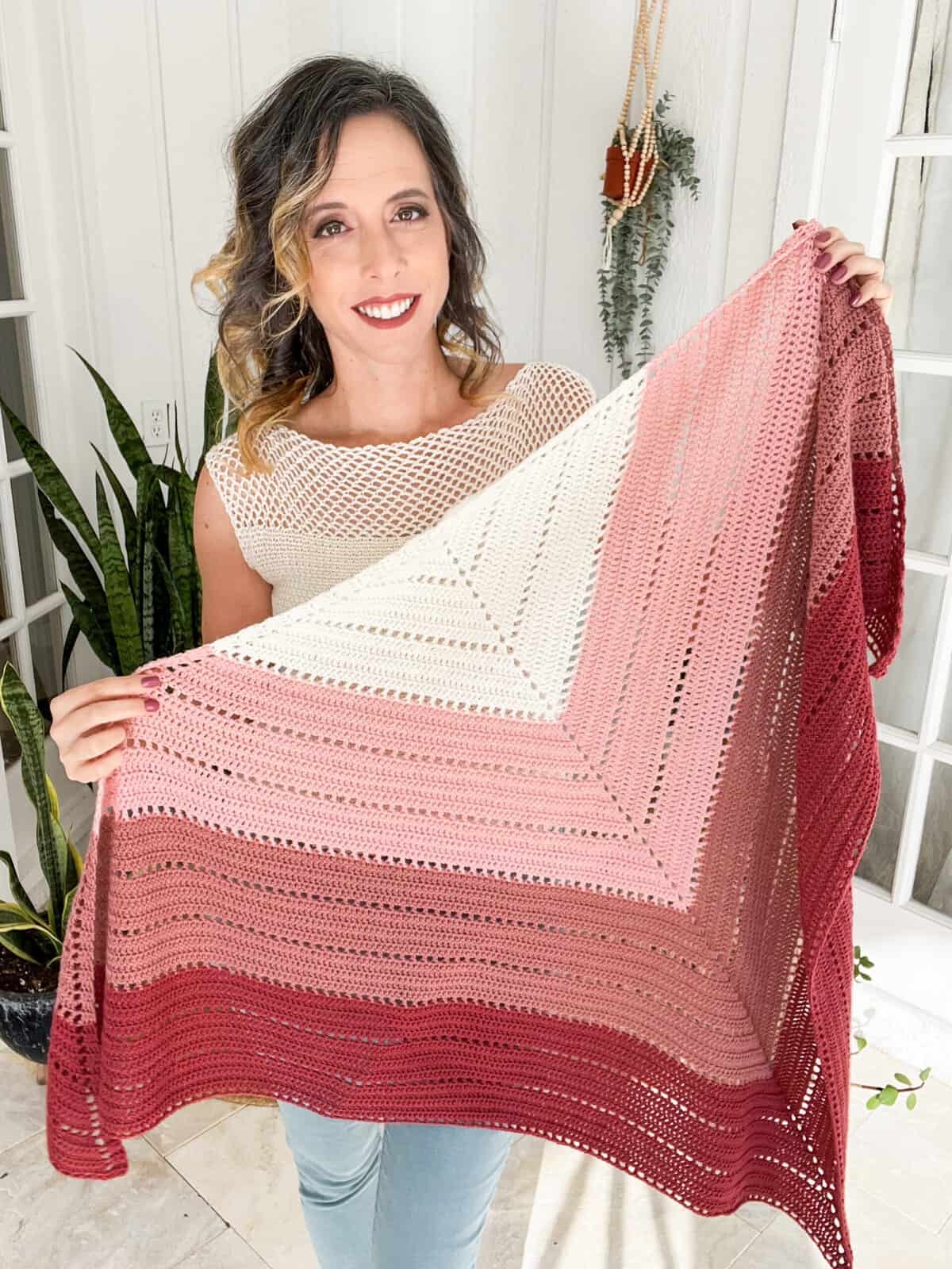 This Should Be Your First Triangle Crochet Shawl Free Pattern Briana K Designs This Should Be Your First Triangle Crochet Shawl Free Pattern Briana K Designs