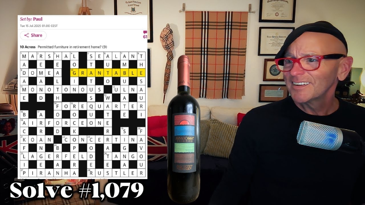 This Yank Trying To Solve The Tuesday Guardian Cryptic By Paul Let s WINE DOWN YouTube This Yank Trying To Solve The Tuesday Guardian Cryptic By Paul Let s WINE DOWN YouTube