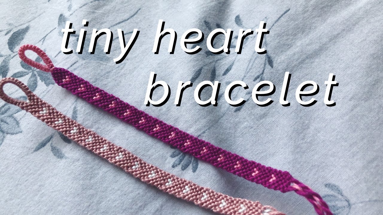 Tiny Heart Bracelet Tutorial beginner YouTube