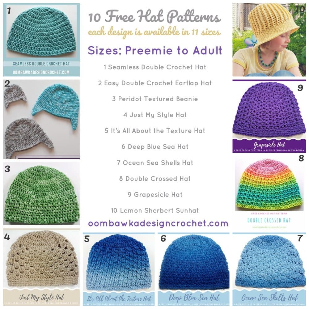 Top 10 Easy Crochet Hat Patterns Top 10 Easy Crochet Hat Patterns
