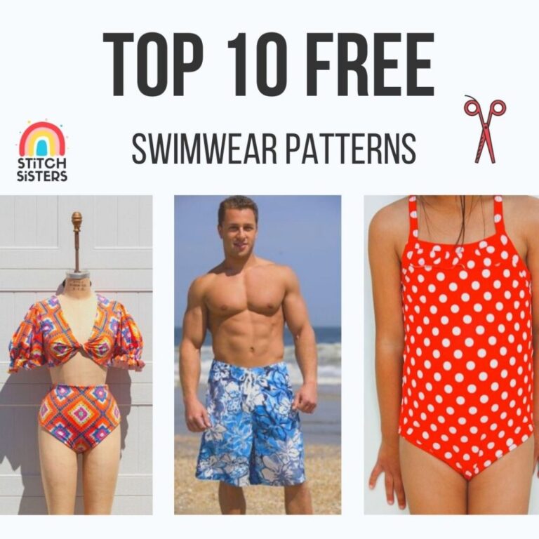 Top 10 Free Swimwear Patterns For All The Family 