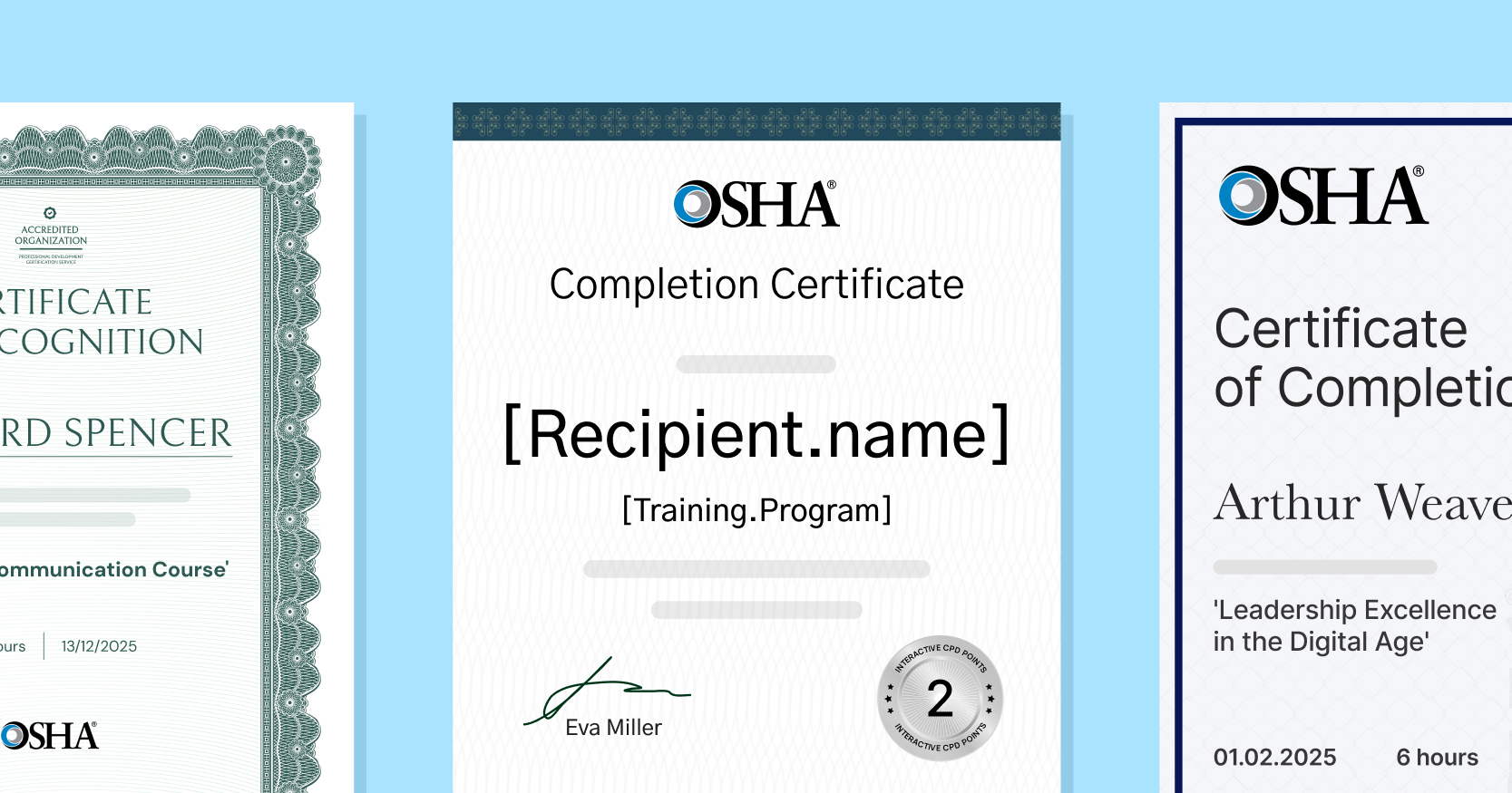 Top 15 OSHA Certificate Templates For Authorized Training Courses Top 15 OSHA Certificate Templates For Authorized Training Courses