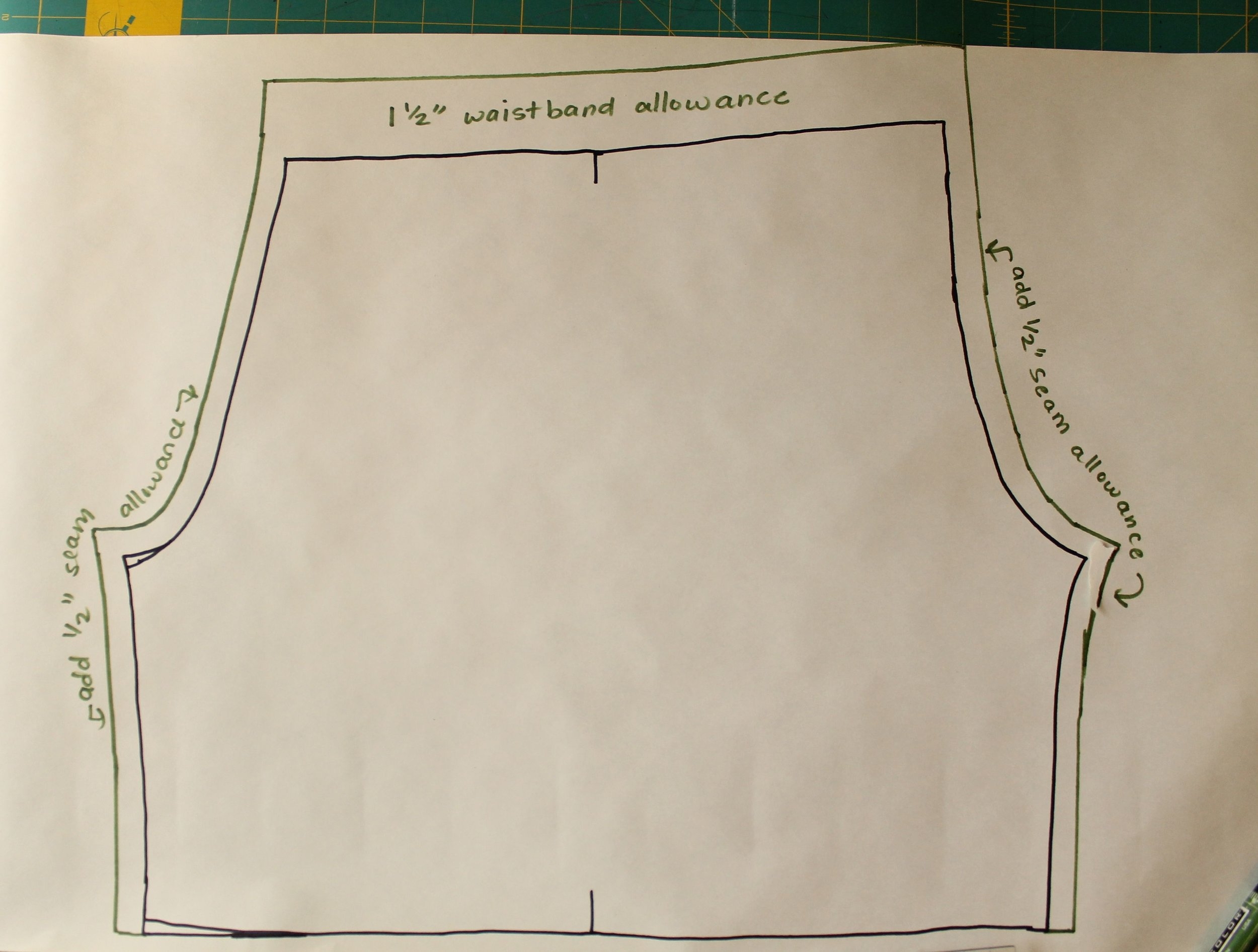 Trace And Make Shorts Pattern Made By Rae