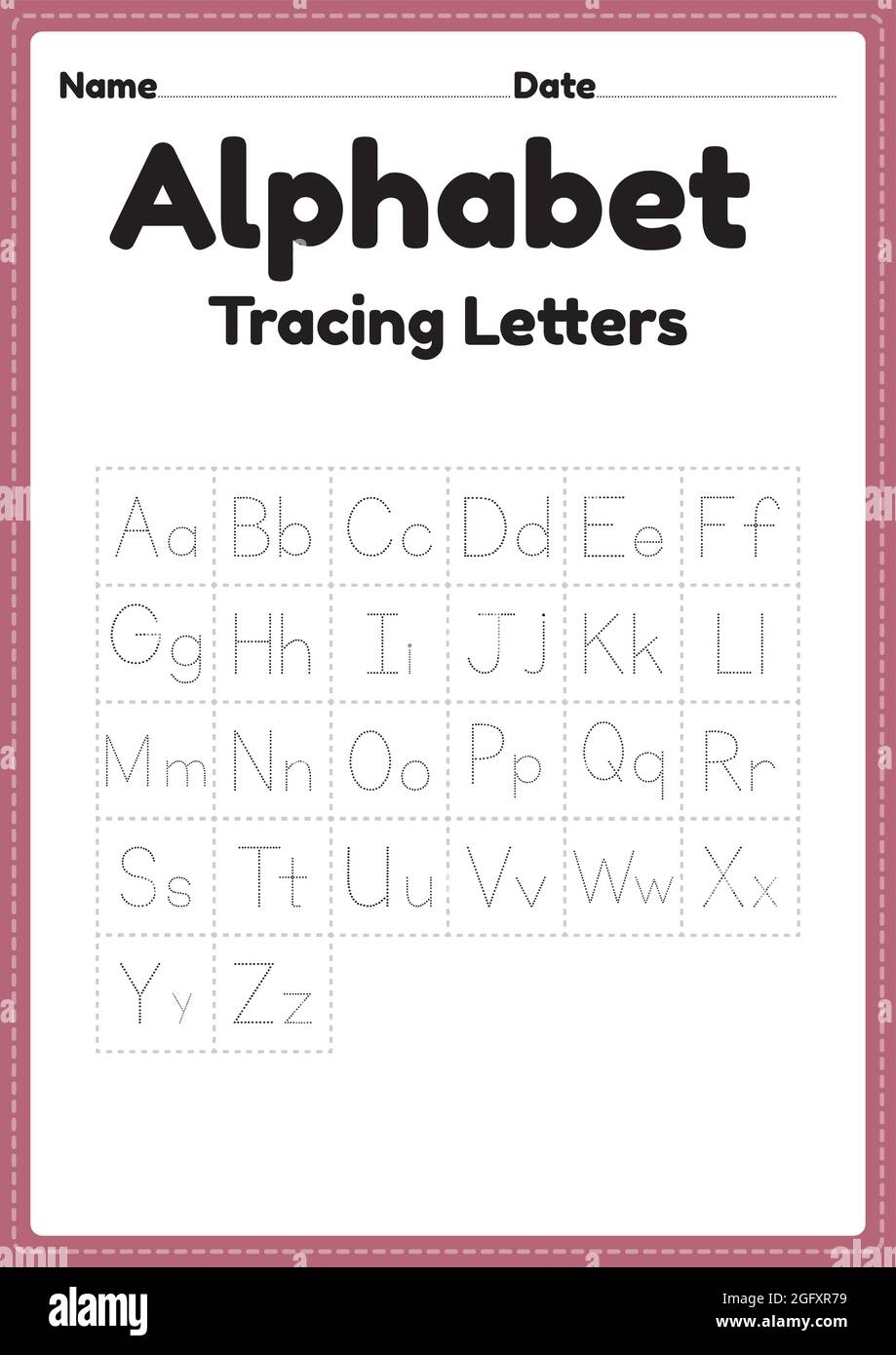 tracing alphabet worksheets a to z tracing alphabet worksheets a to z