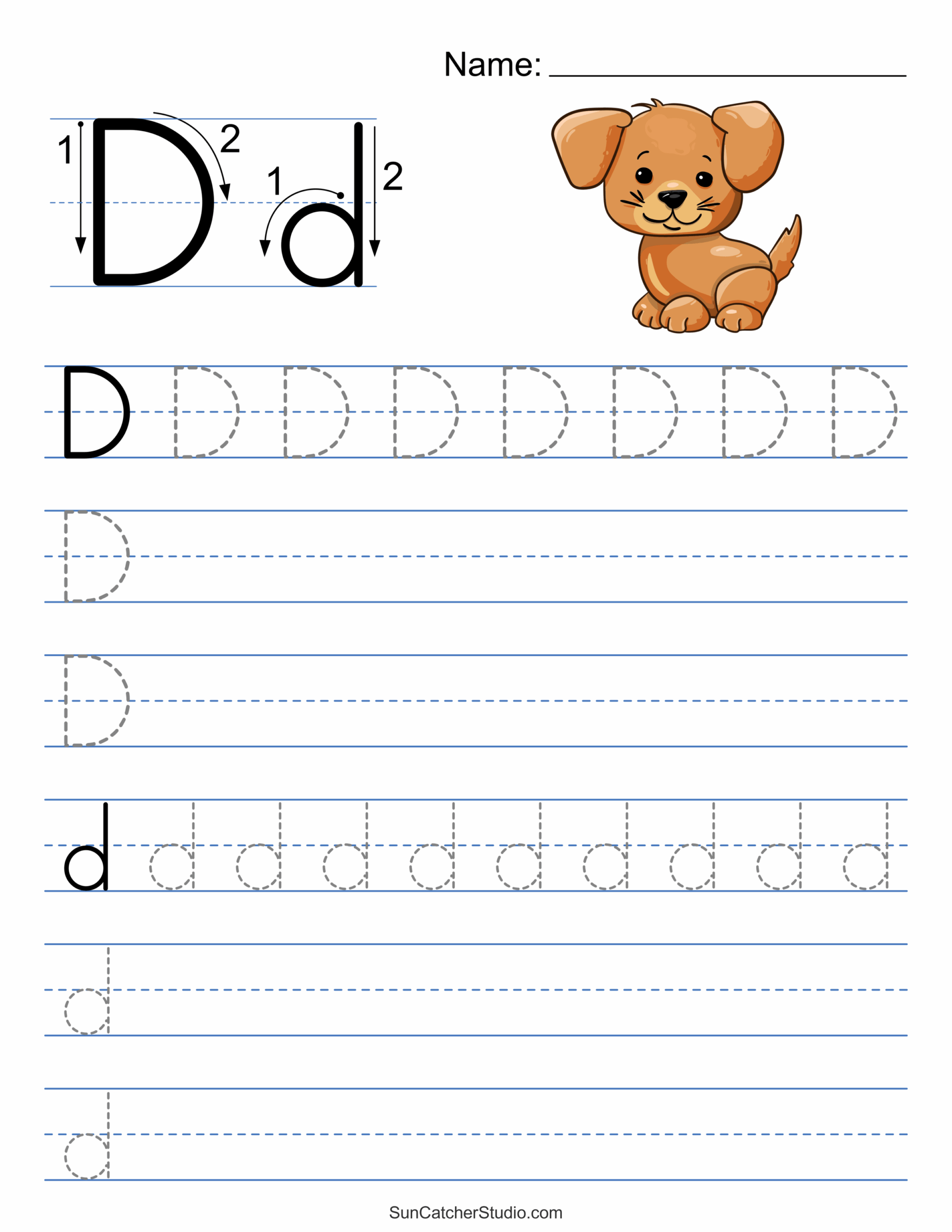 free alphabet tracing worksheets