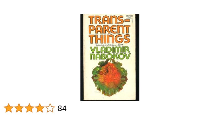 Transparent Things Nabokov Vladimir Amazon Books
