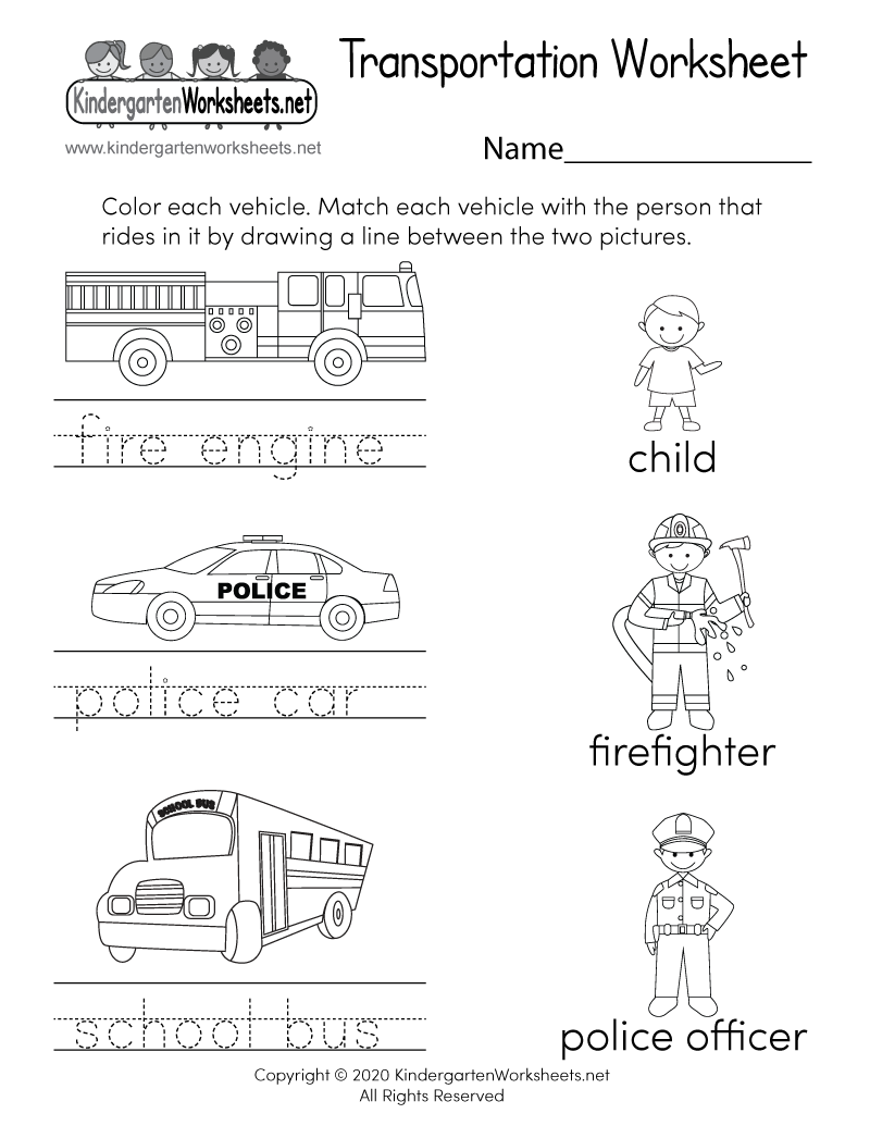 Transportation Worksheet Free Printable Digital PDF Transportation Worksheet Free Printable Digital PDF