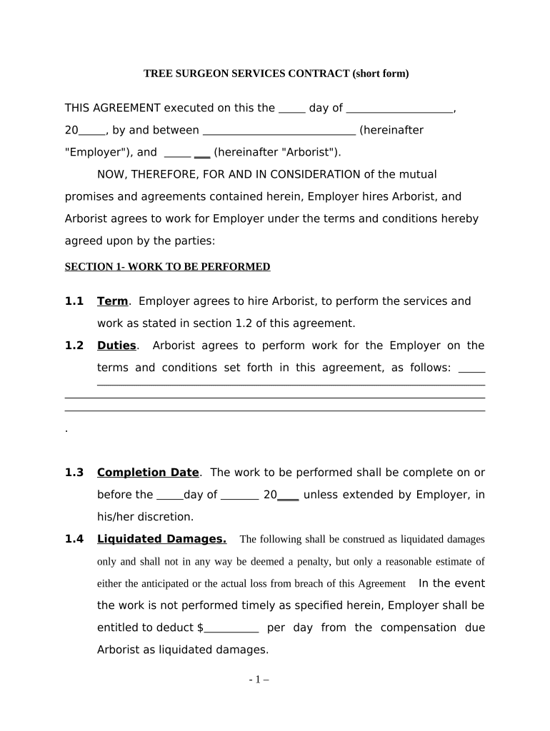 Tree Removal Contract Template Pre built Template AirSlate SignNow Tree Removal Contract Template Pre built Template AirSlate SignNow