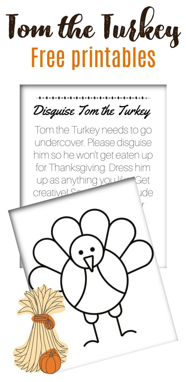 Turkey In Disguise Free Printables Turkey In Disguise Free Printables
