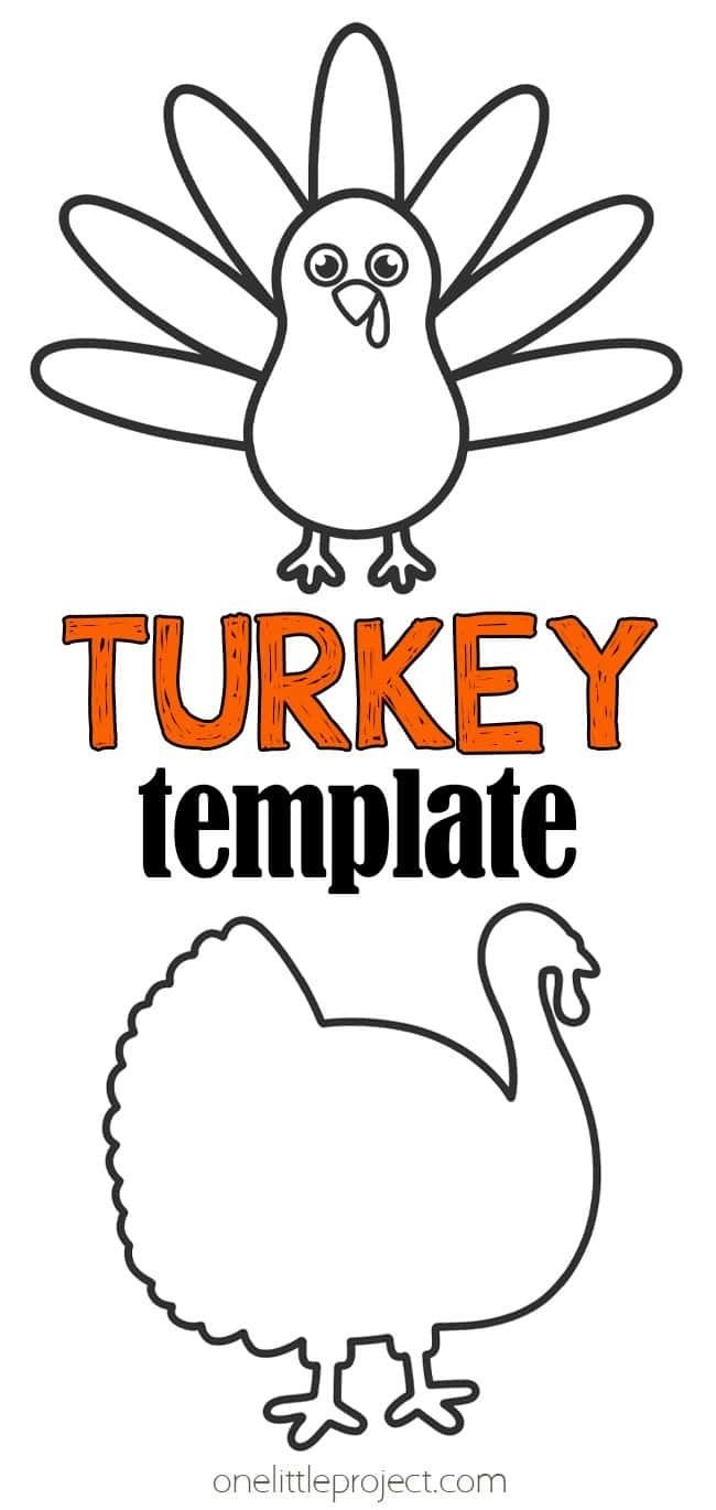 free printable turkey template free printable turkey template