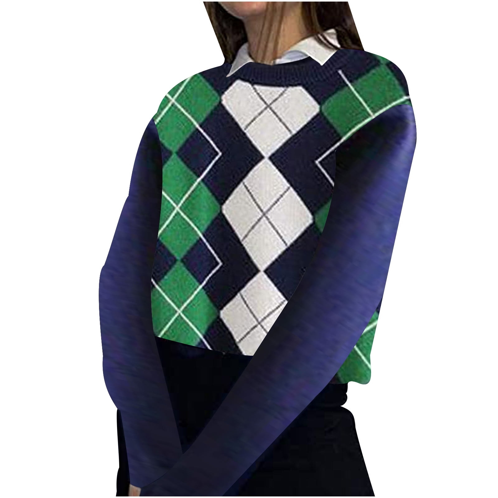 argyle pattern sweater women's argyle pattern sweater women's
